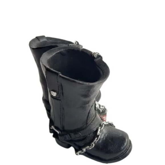 2015 DWK Moto Boot Skelton Born To Ride Salt & Pepper Holder - Picture 2 of 6